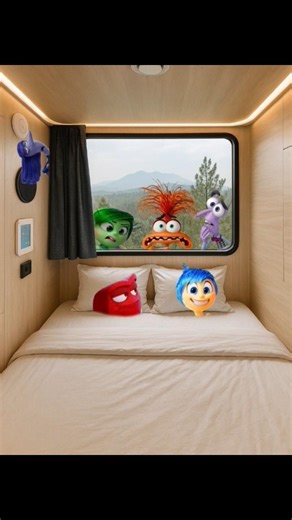 POV: Disgust Finds Joy and Anger Sleeping Together 😱 #insideout2