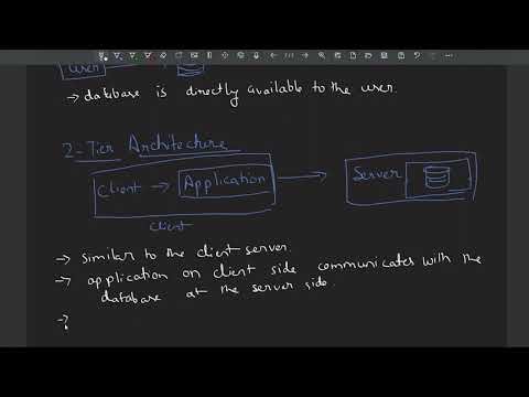 DBMS Architecture | 1-Tier, 2-Tier and 3-Tier Architecture | DBMS Tutorial for Beginners Part 10