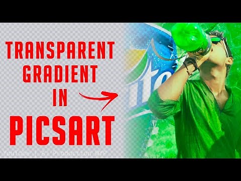 How to Create Transparent Gradient In PicsArt | PicsArt Editing🔥🔥