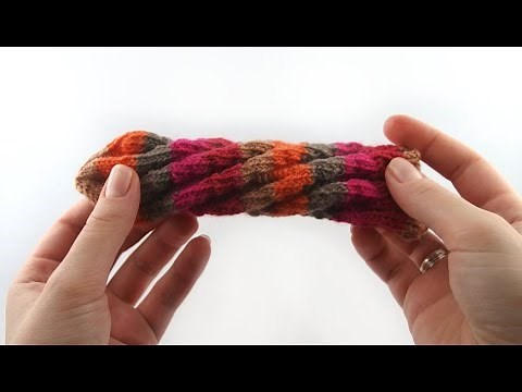 Wie stricke ich Baby Spiralsocken #1 Bündchen