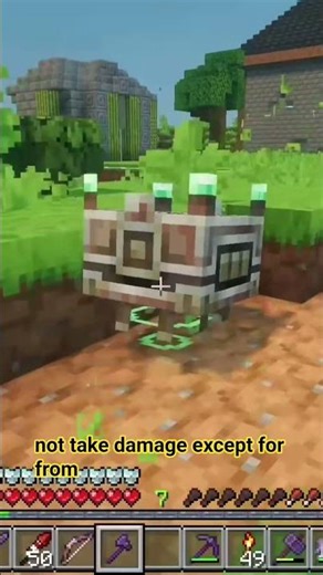 Minecraft Realism 2.2. The Quarry Golem Station #minecraft #gameplay #foryou #how