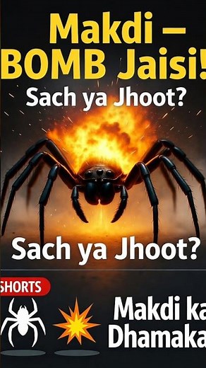 "Explosive Secrets Revealed: Spider Blast Like a Bomb! 💣🕷️ | #Factwisp"