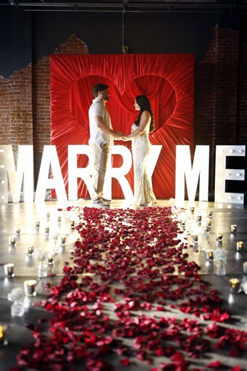 She said yes and the room felt it. ✨ At The Hardware Store, we don’t just host events, we help create the moments that change everything. The candles, the champagne, the anticipation. Every detail set for a memory that lasts forever. Ready to plan your moment? Inquire through the link in our bio. #proposal #proposalvideo #shesaidyes #2026brides