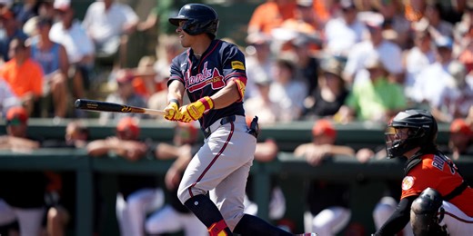 Dubón in groove after chatting with childhood idol Chipper Jones