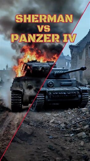 Sherman vs Panzer IV — The Tank That Shot Fire on D-Day