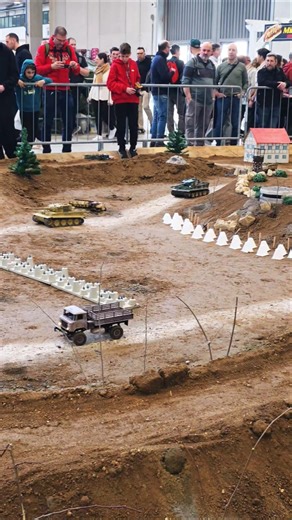 RC Tanks & Trucks Advancing! 🪖🔥 Ultra Realistic Scene #rcshorts #rchobby