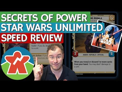 Star Wars Unlimited - Board Game Review - Secrets of Power