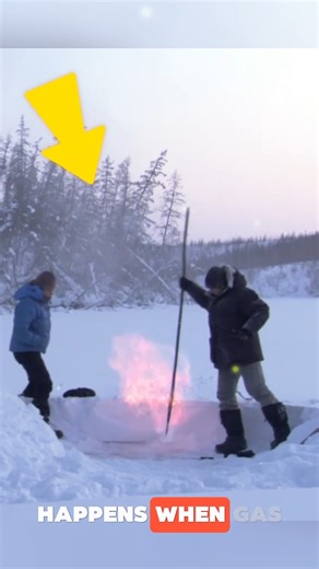 Under-Ice Methane Explained ❄️🔥 Have you ever seen methane ignite beneath ice? In frozen lakes and icy surfaces, methane gas bubbles form in oxygen-free zones due to microorganisms called methanogens. This fascinating natural phenomenon reveals the hidden forces of nature under the winter freeze. Credits : @ turheidi / IG @ uafairbanks / YT @ BBCEarthScience / YT @ yourdoseofscienceandfacts2660 / YT #MethaneGas #FrozenLakes #NatureScience #technews #technology | Tech Reels