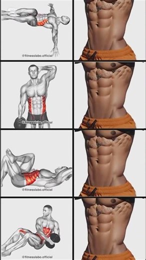 ✅ How to Burn Love Handles ① Half Wipers ② Side Bend ③ Twist Crunch ④ Russian Twist 3 sets 15-20