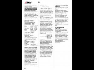 Alde 3010 Käyttöohje MANUAL