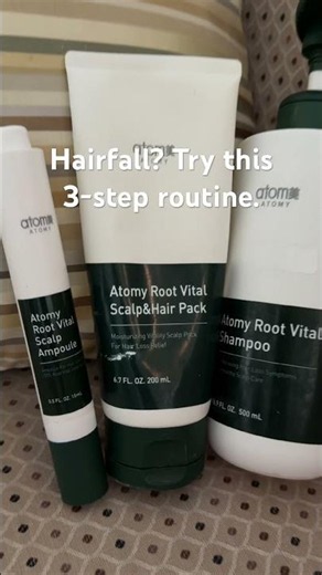 My Simple Hair Routine That Helped Reduce Hair Fall | Atomy Root Vital