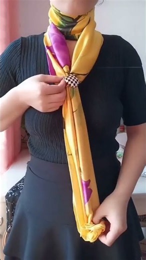 Scarf Ring Styling Guide Elegant Ways to Tie a Silk Scarf