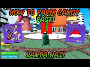 How To Farm Candy Fast! (NEW EVENT ISLAND) | Blox Fruits Update 18 Christmas Event