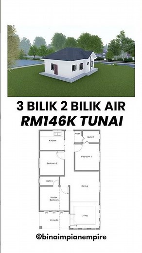 Pelan Rumah 3D Serta 3D Visual