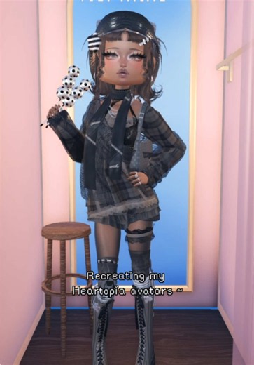 Recreating my Heartopia avatars in DTI ᰔ #dresstoimpress #dti #heartopia #heartopiagame #dtiroblox @Dress To Impress @heartopia_en