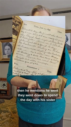It's the last Friday of 2025! This week, Julie's Friday Find features diary entries from a few New Years Days past from Ezra Goodrich. Original documents like these diaries are called a primary resource, and help us better understand how people documented their lives and marked important dates in the past. It’s a simple but fascinating look at history straight from the source. Make visiting The Milton House one of your New Year resolutions! We'd love to see you in 2026. (Archives info tidbit: wh