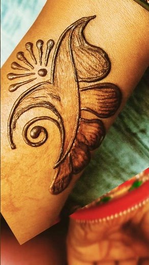 Beautiful short mehendi desain #mehndi #henna #mehndidesign #latestmehendi