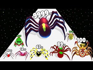 Spider Insect Evolution Run - Level Up Insect Max Level Gameplay
