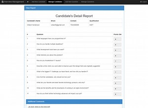 Interview Management System in PHP with Source Code - CodeAstro