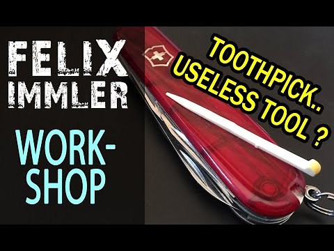 4 Special Tricks with the Victorinox Toothpick - SAK customize & maintenance Workshop (11/15)
