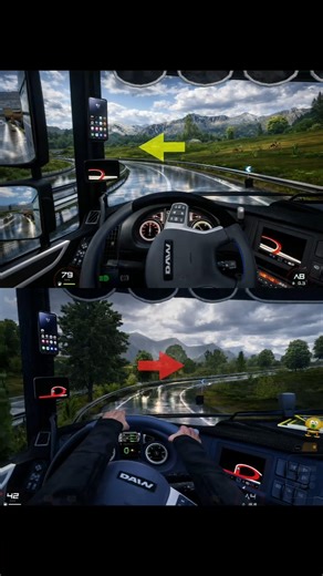 LEFT 🤷‍♂️ RIGHT - #truckersofeurope3 #shorts