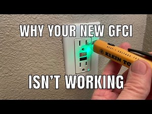 Easy Fix For New GFCI / GFI Not Working
