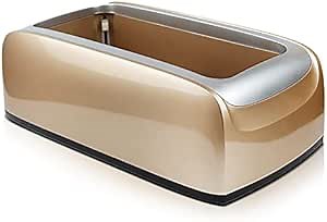 Shoe Covers Machine, Automatic Shoe Cover Dispenser with 100pcs Disposable Plastic Boot &Shoe Cover, Portable Shoes Boot Cover Dispenser Shoes Cover Machine,Home, Shop and Office … (golden)