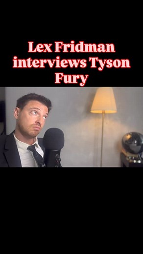 Tony Lapidus on Instagram: "Lex Fridman interviews Tyson Fury (before he announced his comeback)"