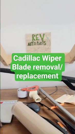 Cadillac ATS CTS Windshield wiper blade removal replacement #mechanic #cadillac #wiperblade