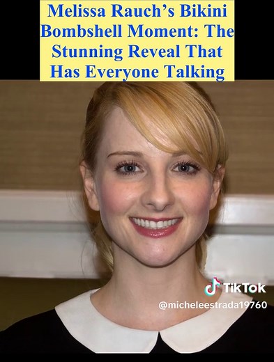 Melissa Rauch’s Stunning Bikini Moment Revealed