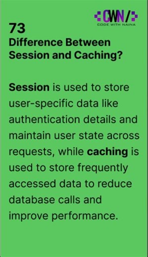 Difference Between Session and Caching?