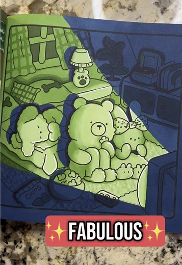 Coloring Challenge Inspired by Cozy Friends Theme