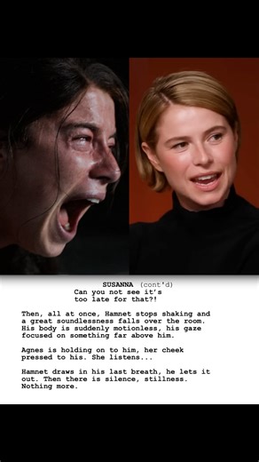 Jessie Buckley shares how this scream in Hamnet was not in the script and came together on the day of filming. Buckley received her second Academy Award nomination for her performance as Agnes. Have you seen Hamnet? What did you think? 🎥 Hamnet (2025) • Directed by: Chloé Zhao • Written by: Chloé Zhao & Maggie O’Farrell | Screenplayed