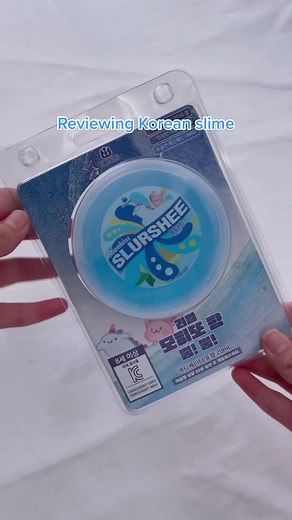 Reviewing Korean Slime with Cute Packaging - Stretchy and Soft!