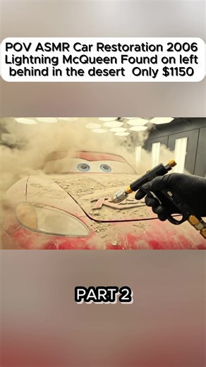 Car Restoration ASMR: 2006 Lightning McQueen Find