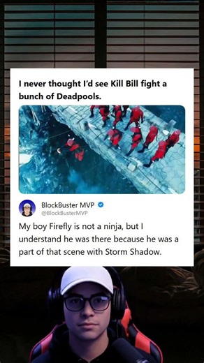 I never thought Id see Kill Bill fight a bunch of Deadpools