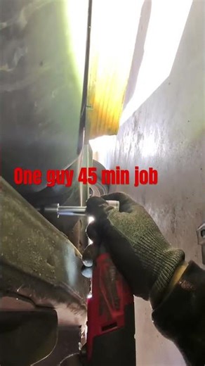 2014 Chevy Silverado 2500 fuel pump replacement 45 minute job one guy don’t let shops play you for $