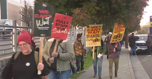 Teachers with West Contra Costa County School District begin strike