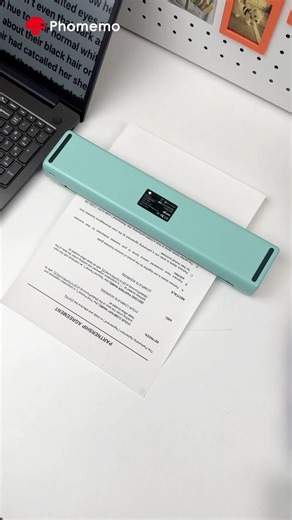 WAIT… you can print ANYWHERE now?! 😳📄 #phomemo #unboxing #M08F