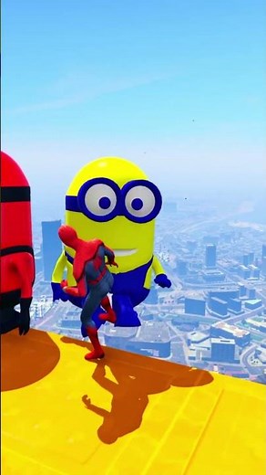 GTA 5 Epic Water Ragdolls Spiderman Jump/Fails Ep 1314 #shorts