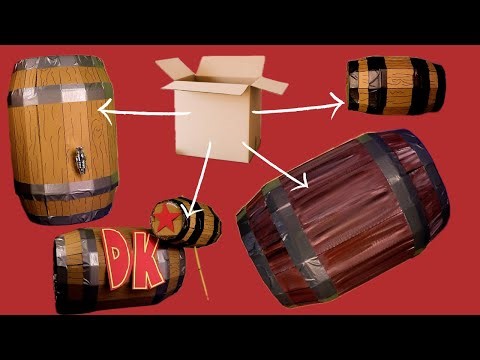 Cardboard Barrel From a Box DIY 📦 Easy & Cheap!