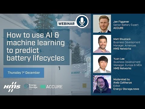 How to use AI & machine learning to predict battery lifecycles