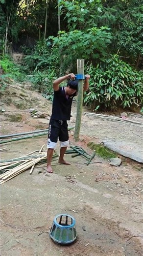 Correct Way to Split Bamboo with a Splitter!