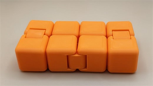 3D Printed Infinity Cube Fidget Toy – PLA Folding Sensory Tool - Etsy