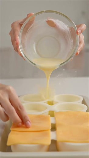 Here’s a simple and fluffy way to make puto (Filipino steamed rice cake) at home #food