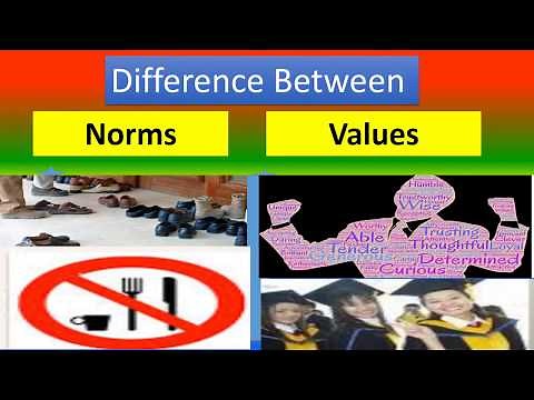 Difference Between Norms and Values