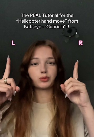 Helicopter Hands Dance Tutorial by Gabriela Katseye