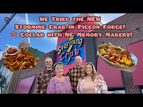 We Tried Pigeon Forge’s New Storming Crab! 🦀 Collab with North Carolina Memory Makers!