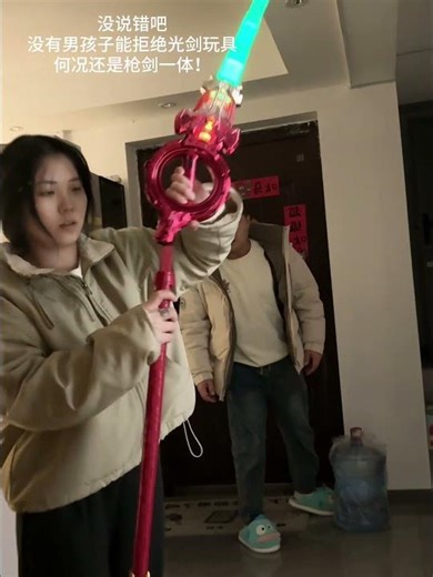 Surely boys can't resist dazzling lightsabers, let alone the sword-gun that sparks!