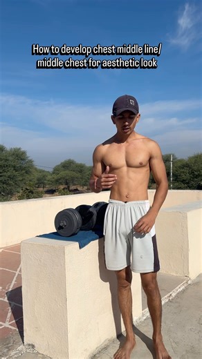 Inner chest/ middle chest line #innerchestworkout #weightloss #weightgain #trending